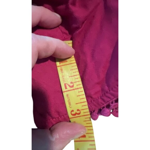 Loft Outlet Womens Running Shorts XL Pom-Pom Trim Elastic Waist pink - Picture 8 of 10